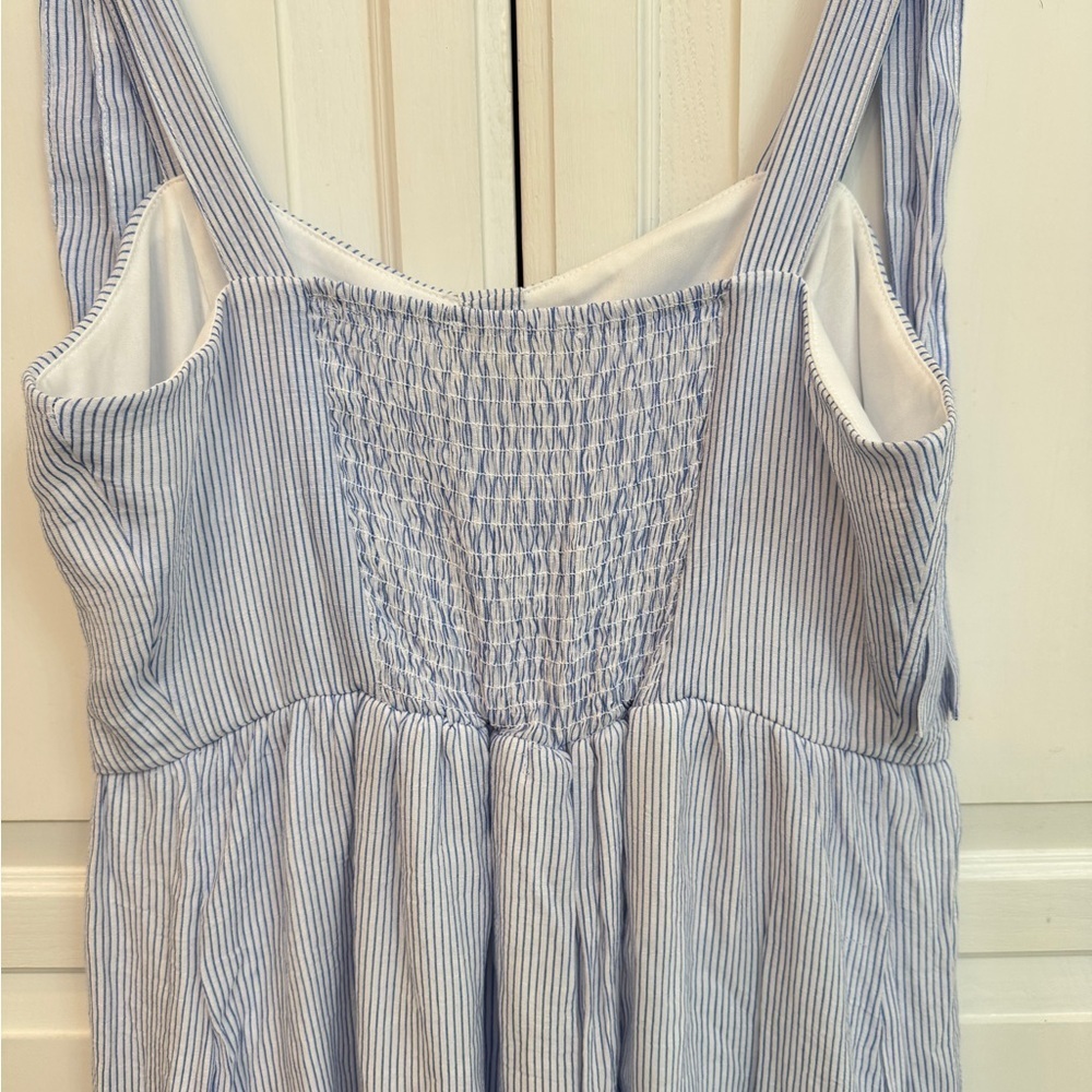Coastal Blue Maxi Sundress with Button Detail by Just Found Size XL. Very pretty - Picture 5 of 8